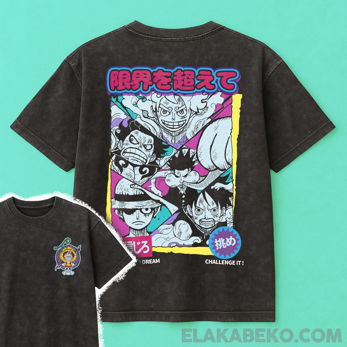 One Piece Luffy Stages Oversize