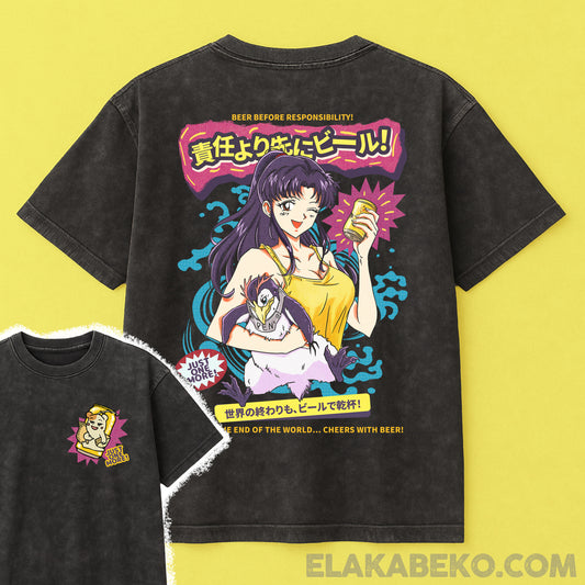 Evangelion Misato Super Beer | Oversize