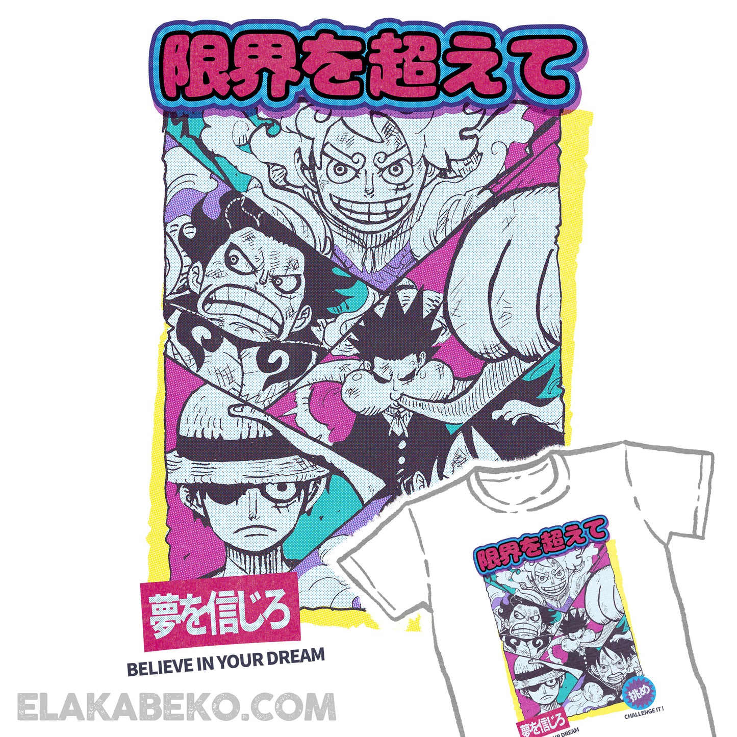 One Piece - Luffy Stages