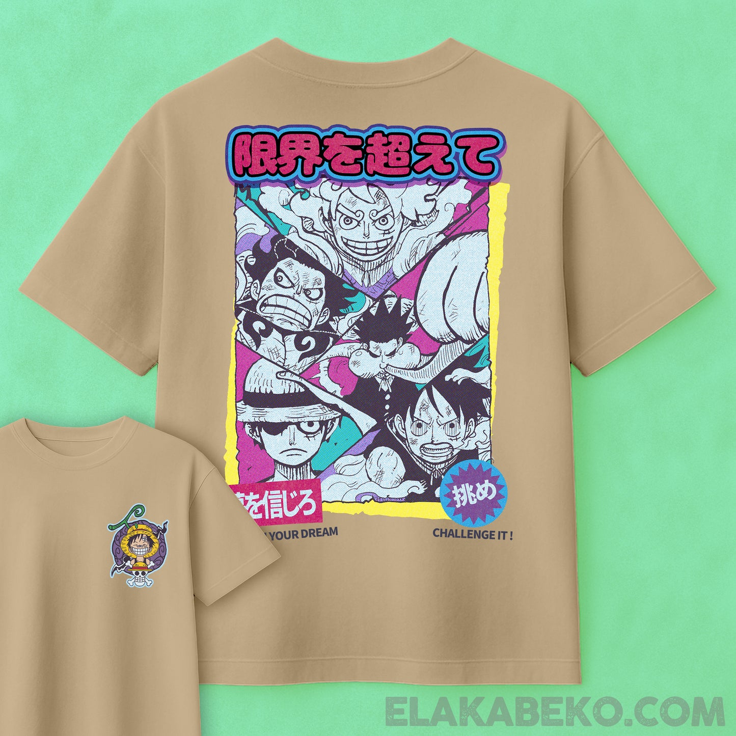 One Piece Luffy Stages Oversize