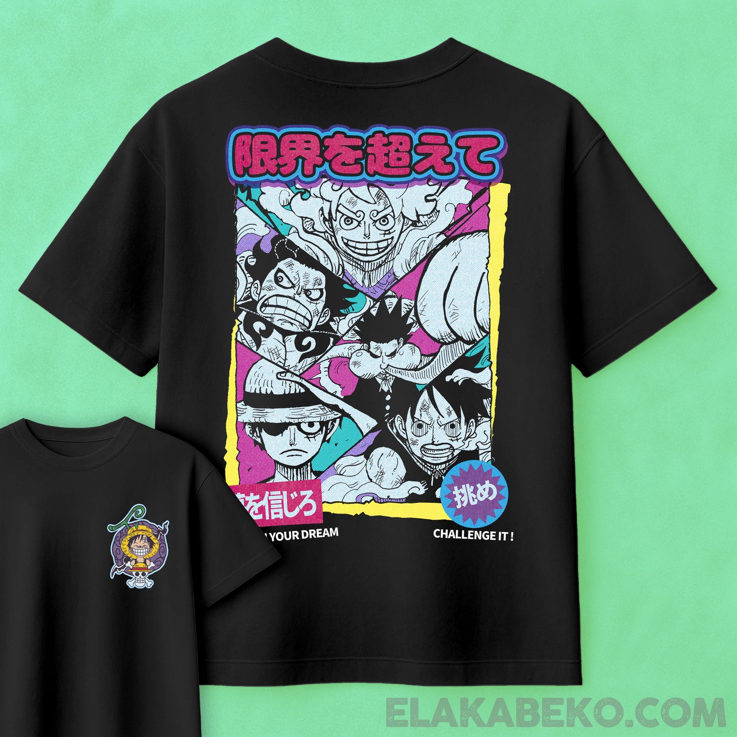 One Piece Luffy Stages Oversize