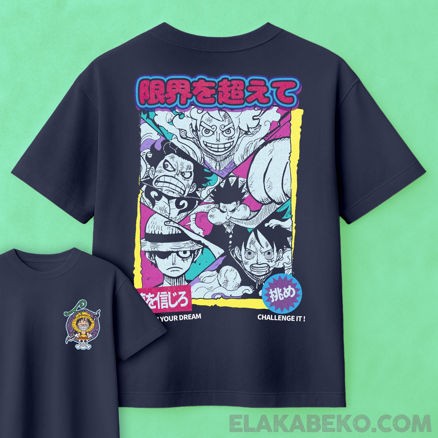 One Piece Luffy Stages Oversize