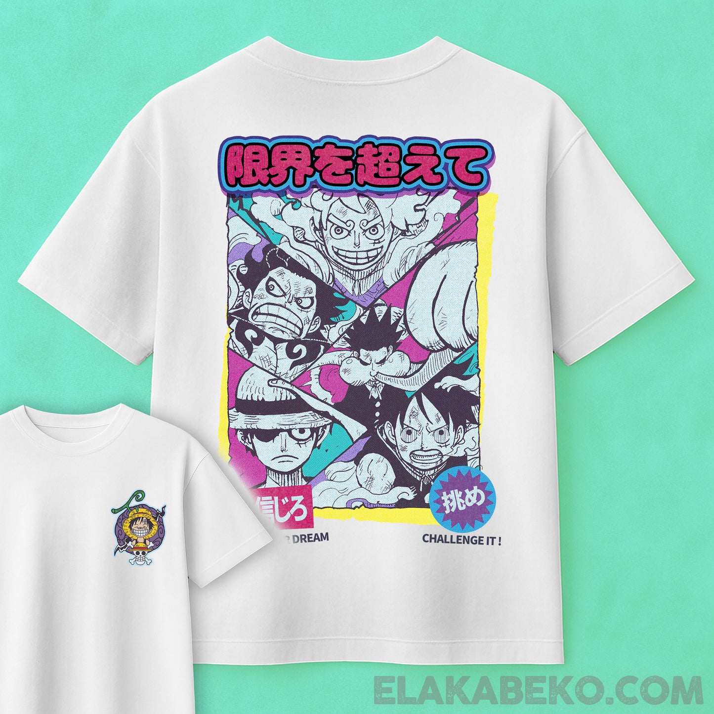 One Piece Luffy Stages Oversize