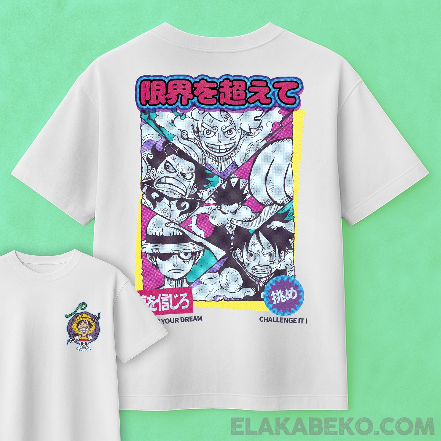 One Piece Luffy Stages Oversize