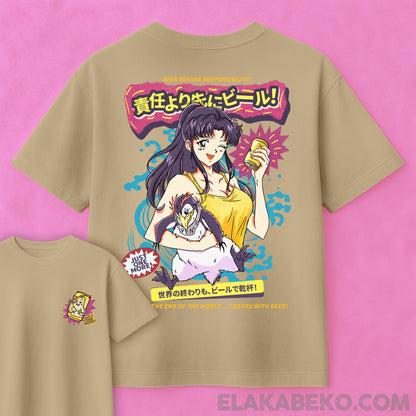 Evangelion Misato Super Beer | Oversize