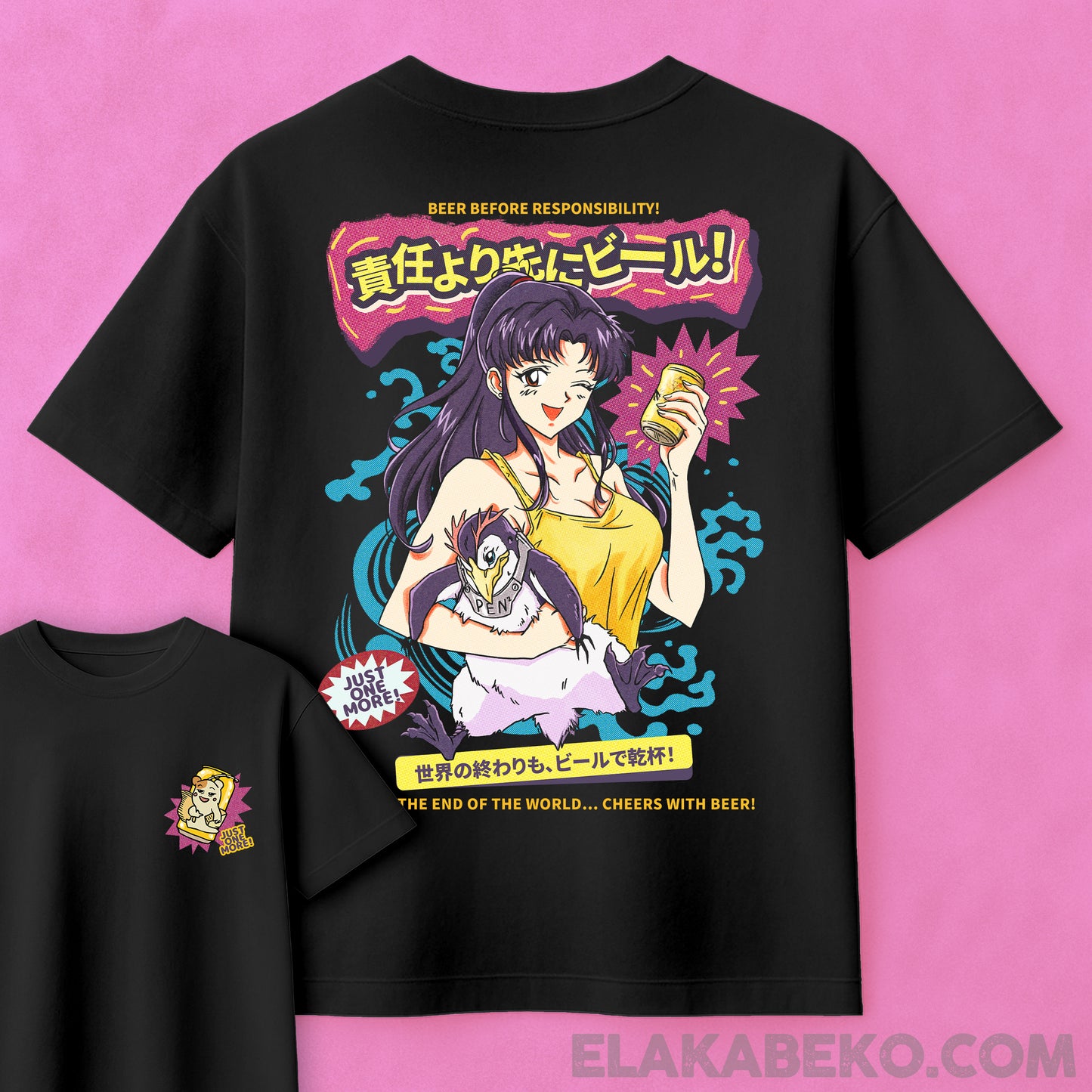 Evangelion Misato Super Beer | Oversize