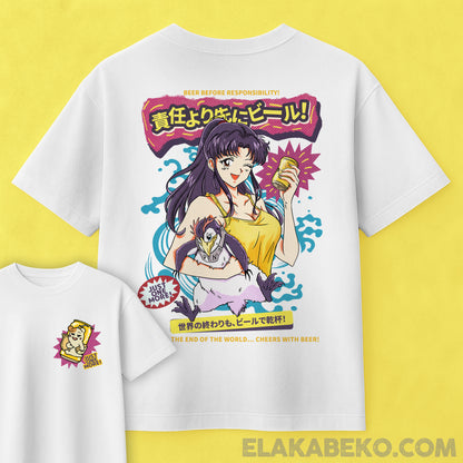 Evangelion Misato Super Beer | Oversize