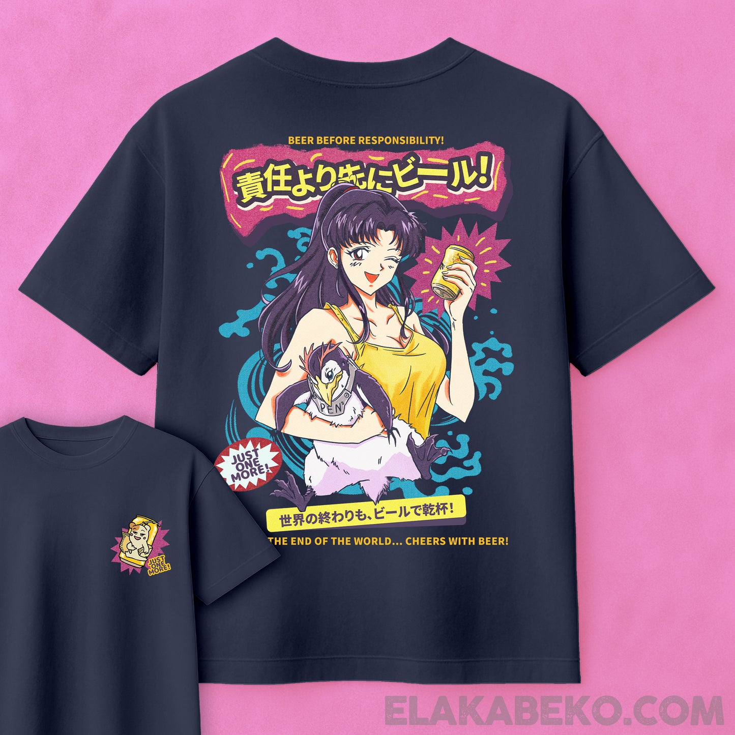 Evangelion Misato Super Beer | Oversize