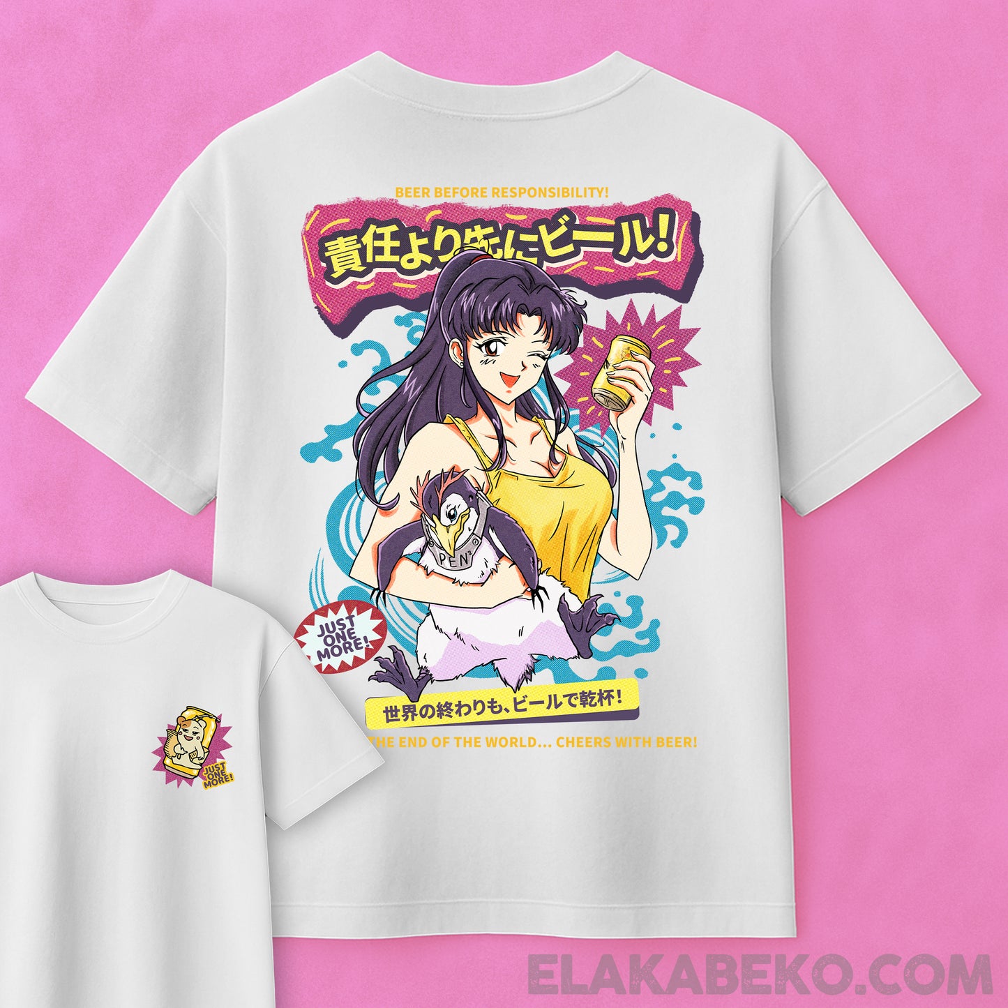 Evangelion Misato Super Beer | Oversize