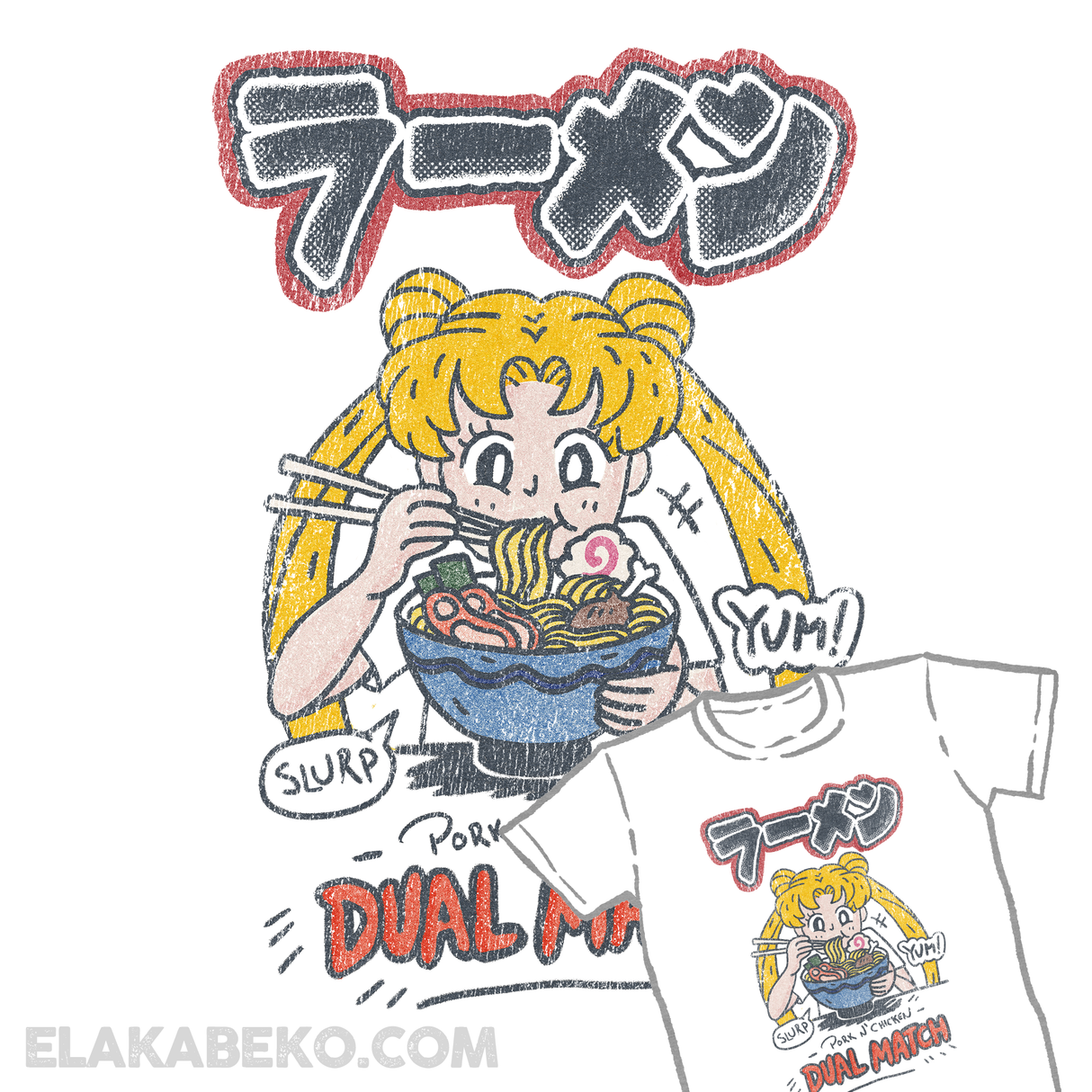Sailor Moon Usagi Ramen Match