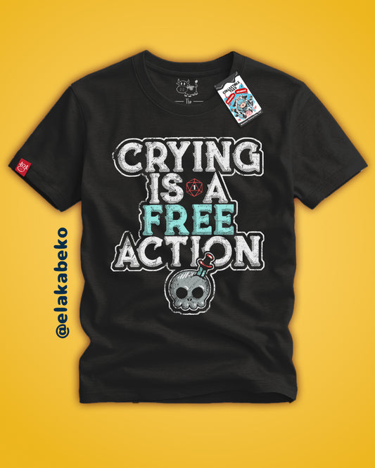 Dungeons and Dragons - Crying is a free action