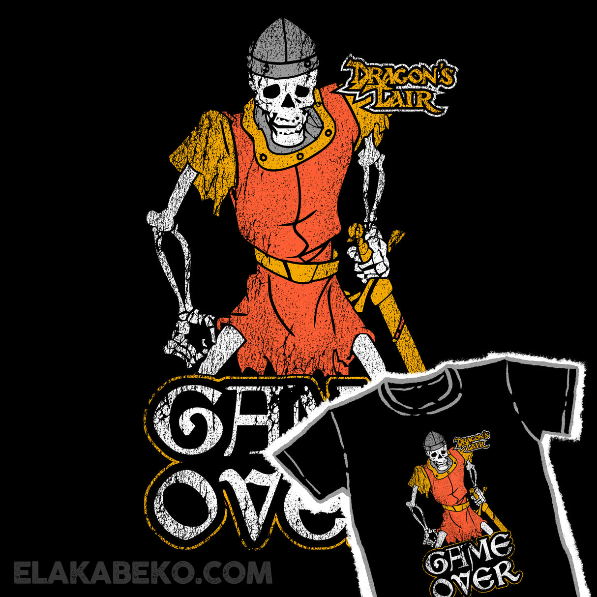Dragons Lair Game Over