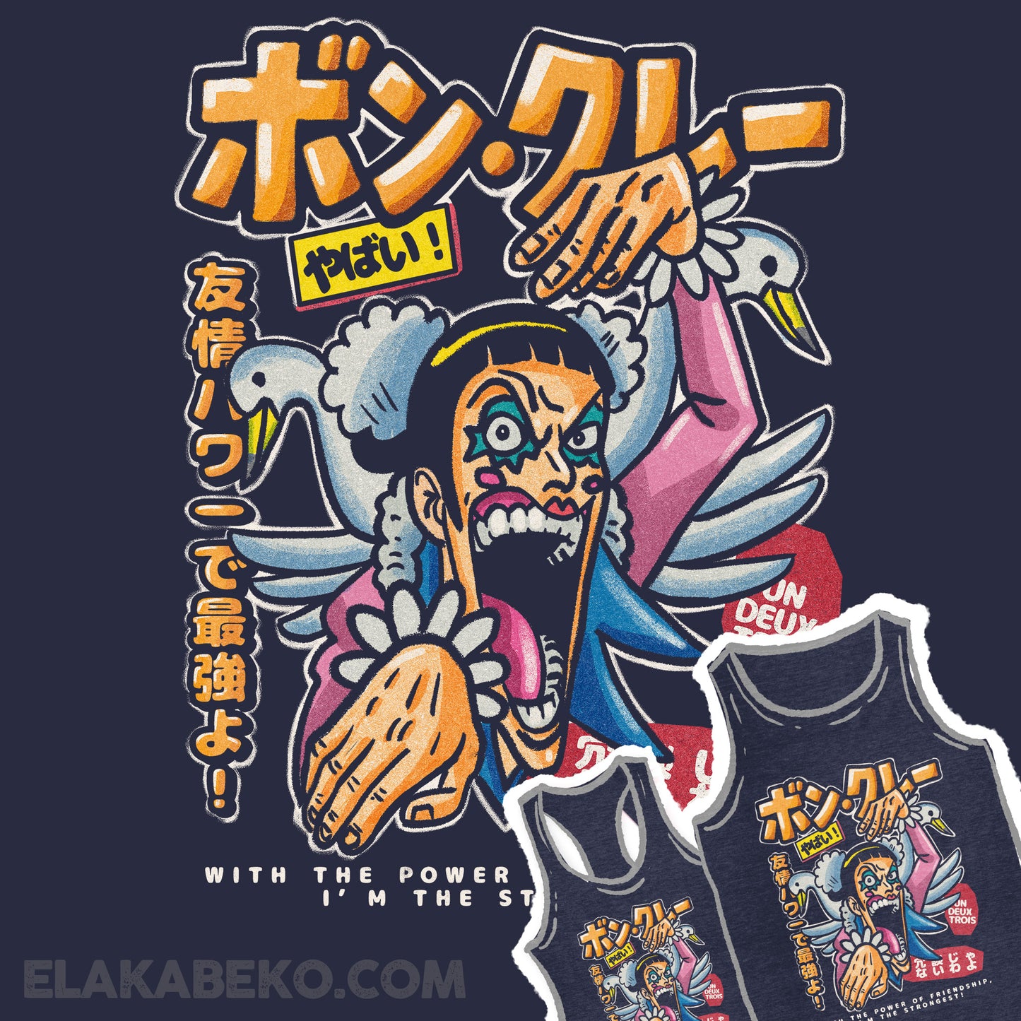 Tanktop One Piece - Bon Clay Attacks